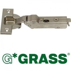 Grass TIOMOS screw-on HINGE 110deg C09.5 Half-overlay Mepla pattern with damper F028138095228